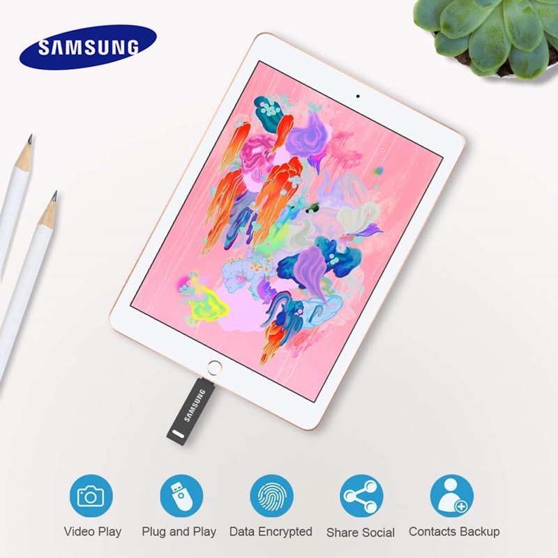 Thẻ Nhớ Kim Loại Samung 3 Trong 1 512GB Type-C 128GB Cho PC