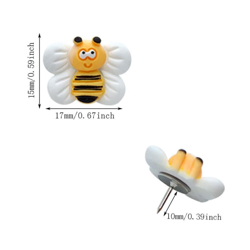 Bộ 25 Ghim Hình Ong Gắn Tường Bằng Thép Không Gỉ
