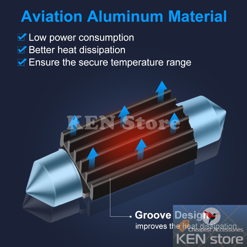 Bóng led trần, bóng đũa, bóng soi biển số chip CSP cho ô tô công suất cao siêu sáng
