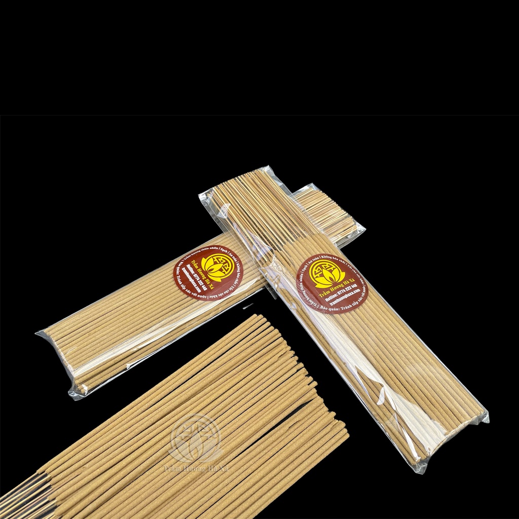 Nhang cây Trầm Hương Hà Xá xông nhà 100g đồ thờ cúng phong thủy tẩy uế