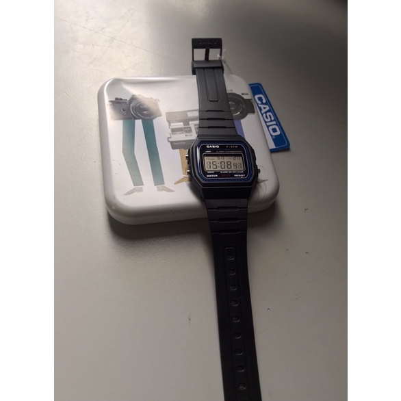 Đồng Hồ Casio F91 Chỉ Xanh, Dành Cho Nam/Nữ và Trẻ Em