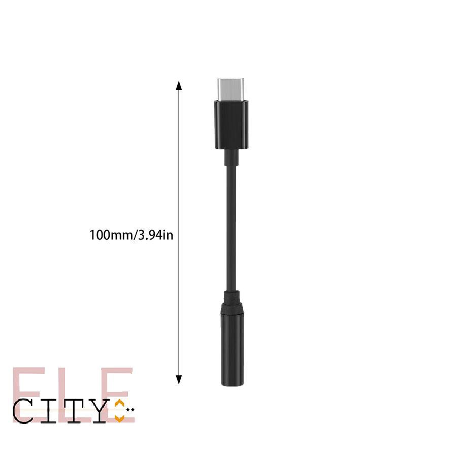 Bộ cáp chuyển đổi mini Type-C sang 3.5mm USB 3.1 Type-C sang 3.5 Aux