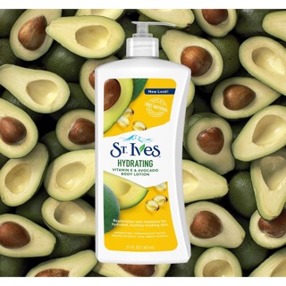 Sữa Dưỡng Thể Toàn Thân St.Ives Hydrating Vitamin E & Avocado Body Lotion