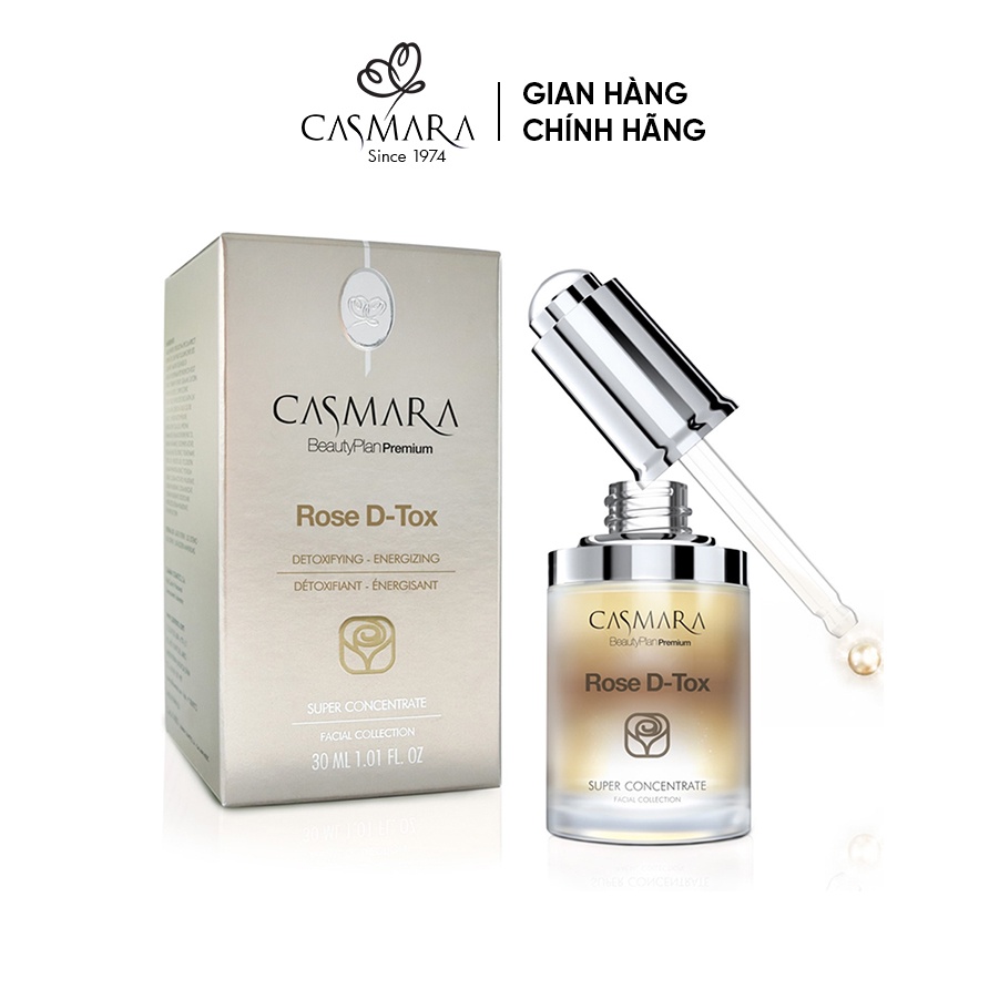 Huyết thanh siêu cô đặc thải độc Casmara Rose D-Tox - Nhập khẩu Tây Ban Nha - 30ml