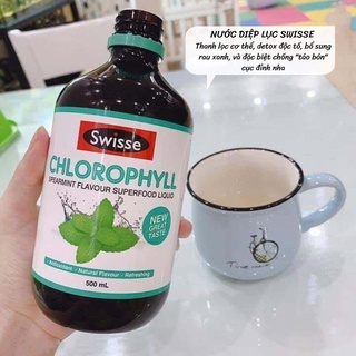 [HÀNG CHUẨN ÚC] Nước Diệp Lục Swisse Chlorophyll 500ml