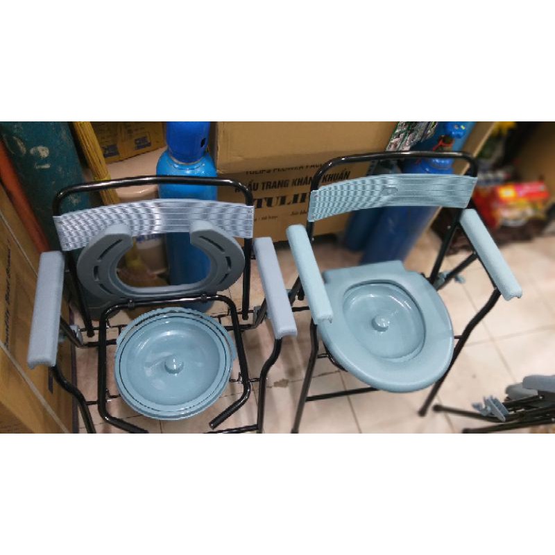 Ghế Bô Vệ Sinh Giá Rẻ Cho Người Già, Bà Bầu Mang Thai Nhãn Hiệu Lucass Gấp Gọn G9A