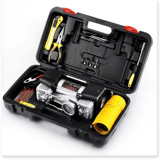 BƠM Ô TÔ HAI XI LANH CÓ MÃ LỰC CỰC KHỎE - BƠM 2 XILANH KÈM HỘP NHỰA CHẮC CHẮN