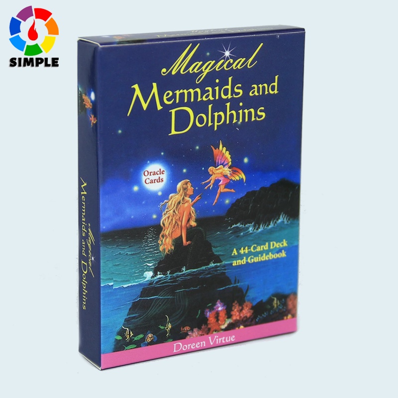 Magical Mermaids and Dolphins Oracle Bộ Thẻ Bài Tarot Hình Nàng Tiên Cá Và Cá Heo