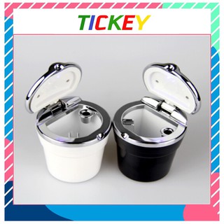 Gạt tàn thuốc lá có đèn led trên xe ô tô