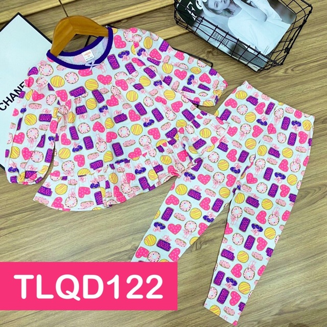 Bộ babydoll tay lửng quần dài thun borip xuất khẩu size đại cho bé gái từ 22 đến 40kg - HOT TREND 2020