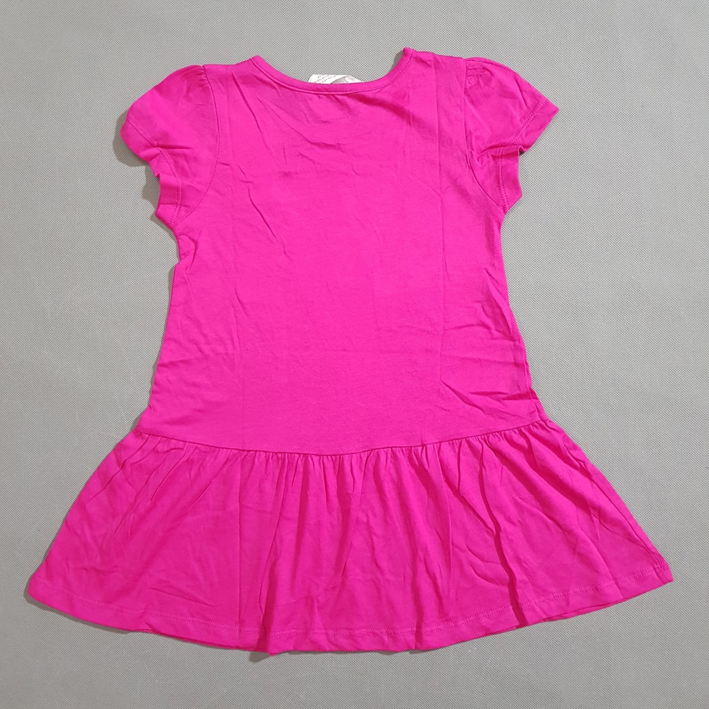 Đầm thun cotton mát mẻ in ngựa pony unicorn 1 sừng cho bé gái