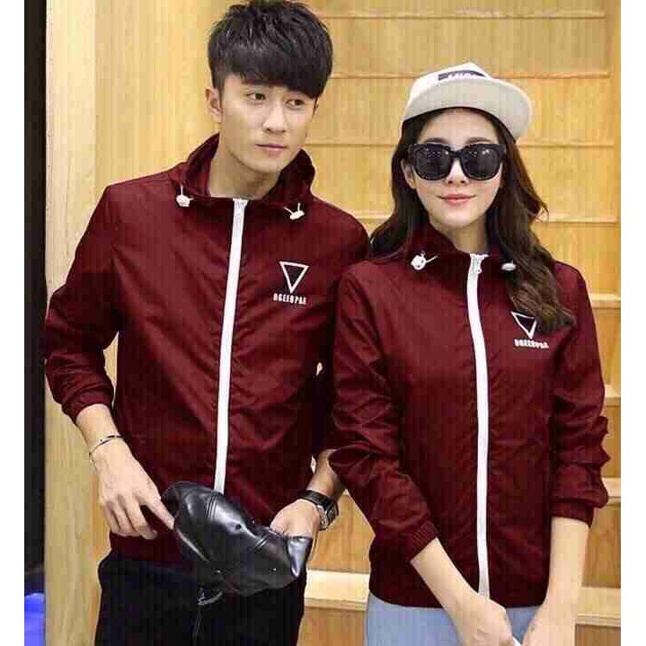 ao khoac du  ( mau do do )