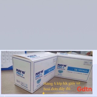 Hộp 50 khấu trang kháng khuẩn - Cty May10