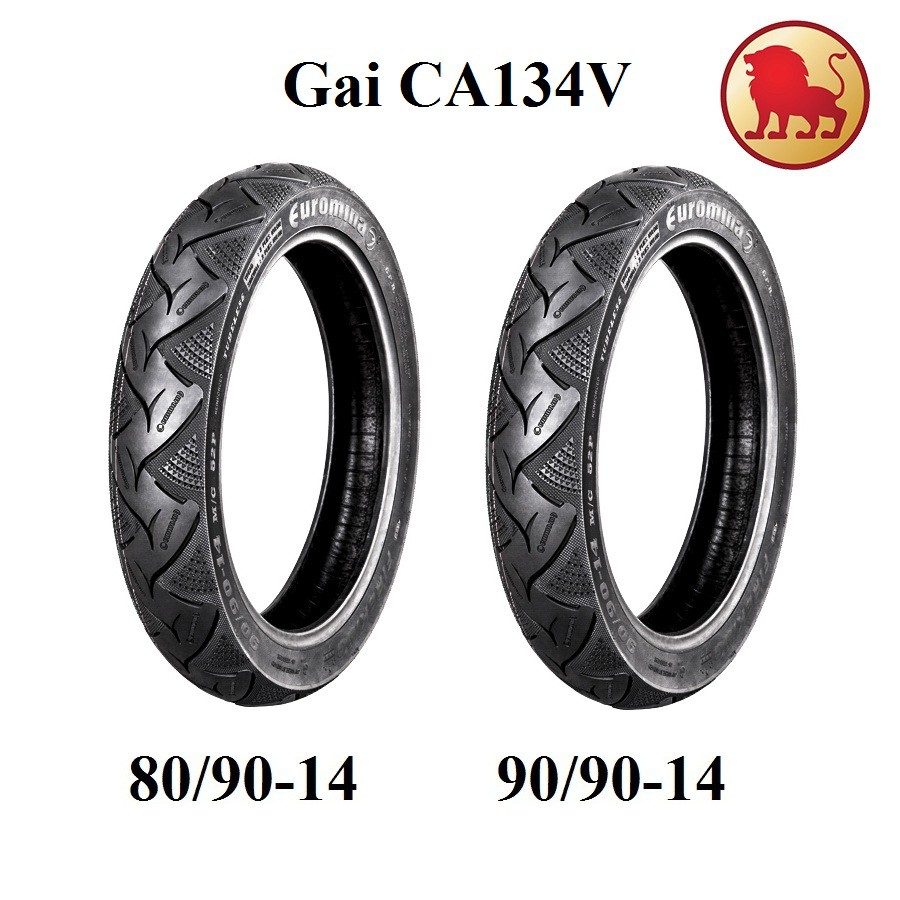 Vỏ (Lốp) xe không săm Casumina - Euromina FIREKING 80/90-14 4PR I 90/90-14 6PR cho xe AirBlade và Vision