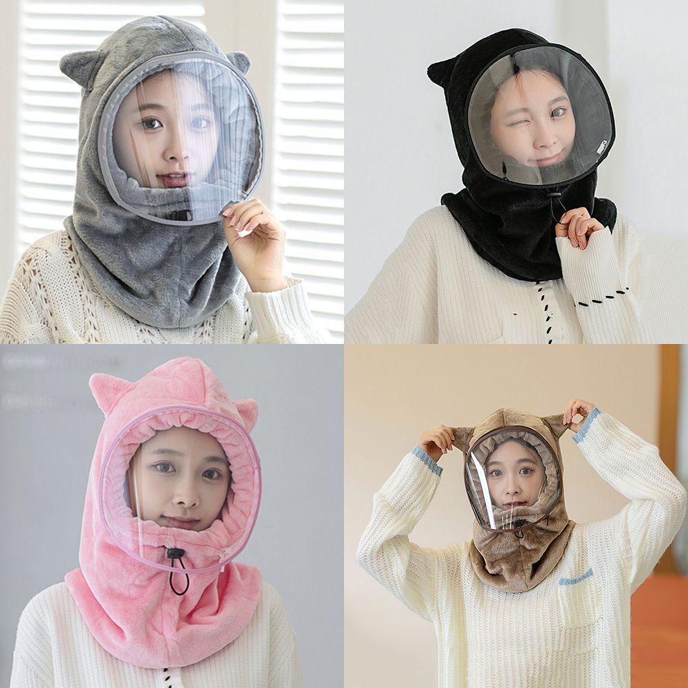 Bộ Đồ Ngủ Tai Mèo Bằng Vải Flannel Thoáng Khí Dễ Thương Xinh Xắn