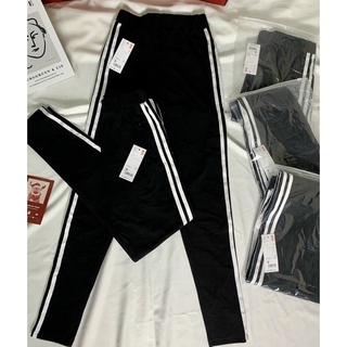 [bigsize] Quần Legging siêu thon gọn sọc cạnh thể thao (60-110kg )