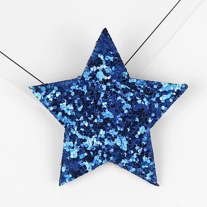 Kẹp tóc ngôi sao đính sequin lấp lánh dễ thương dành cho bé gái