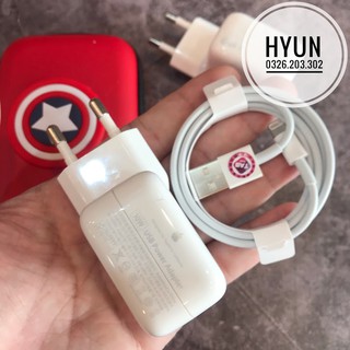 Combo: Củ iPad 10w + Cáp IPhone X Bóc Máy (Tặng Hộp Đựng)