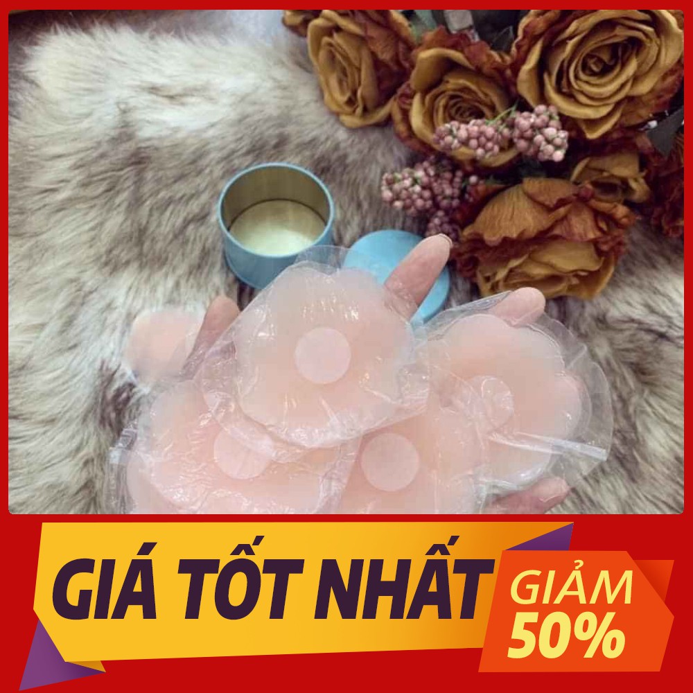 Hộp 5 cặp dán nhũ hoa silicon