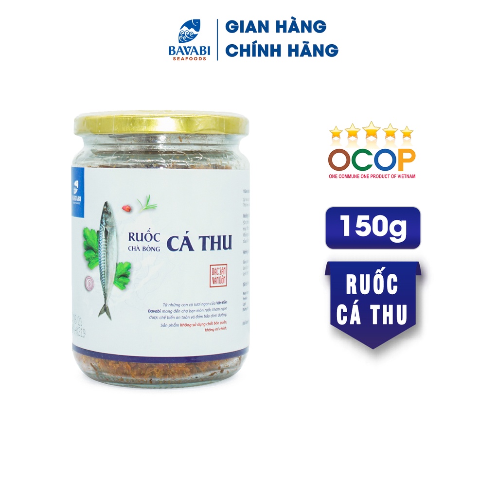 Ruốc Cá Thu BAVABI Đặc Sản Vân Đồn Quảng Ninh Giàu Dinh Dưỡng 150g