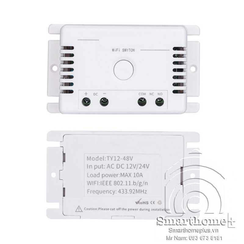 Công Tắc Wifi Và RF Điện Áp Thấp 7 - 32V DC Tuya SHP-SV2