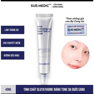 Kem Dưỡng Trắng Nâng Tông Da Sur.Medic Super Glutathione 100 Bright Tone Up Cream