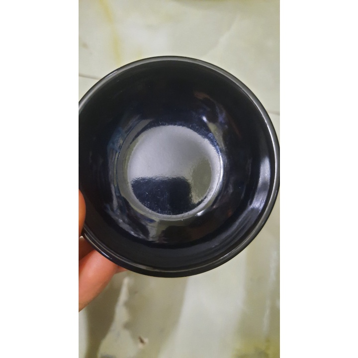 Bộ 10 chén nước chấm đựng tương,ớt,tiêu nhựa Melamine màu đen nhiều Size