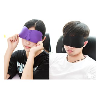 Mặt Nạ Bịt Mắt Che Mắt 3D Từ Vải Xốp Polyester