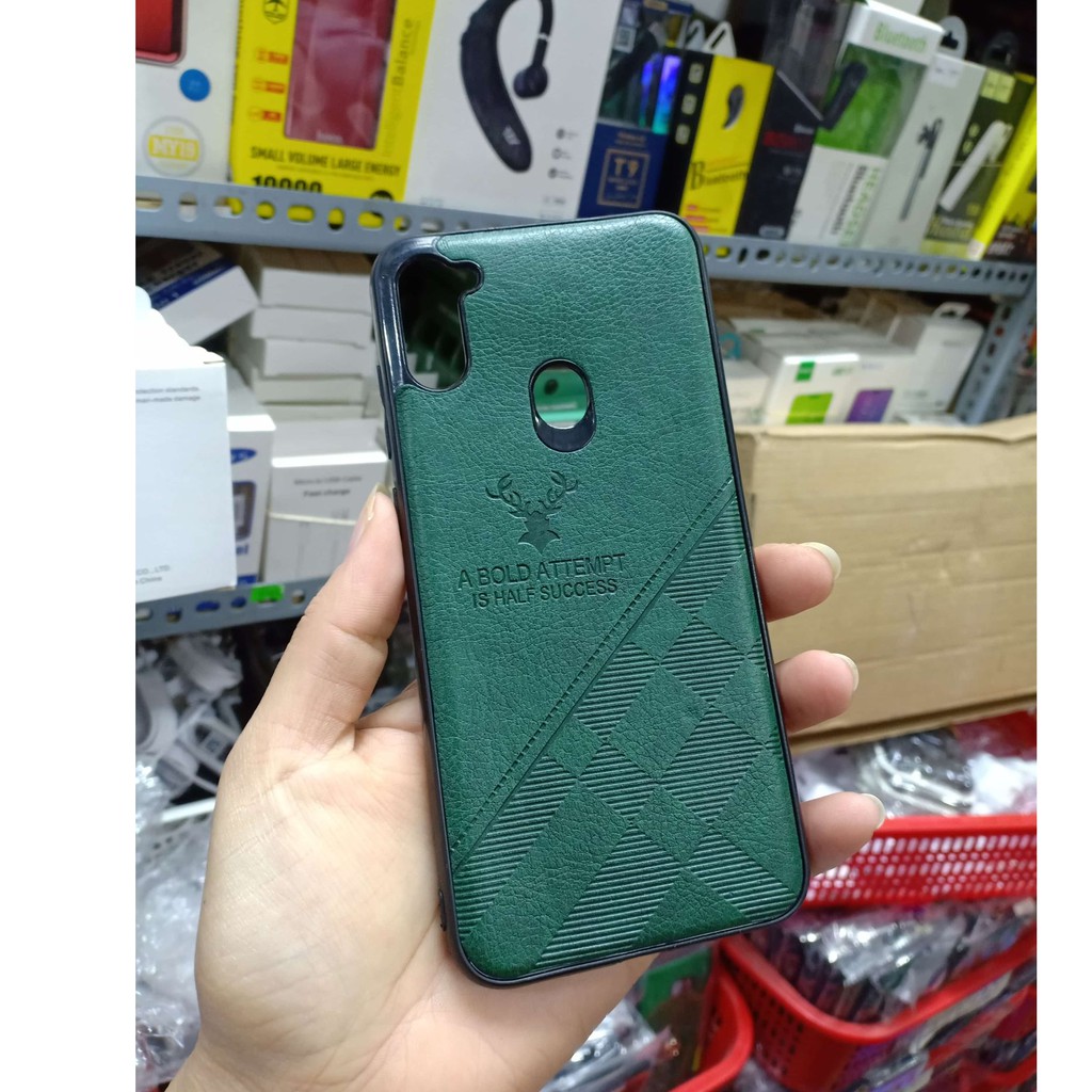 Ốp lưng dẻo da in hình Hươu cho Samsung A11/A21/A21S
