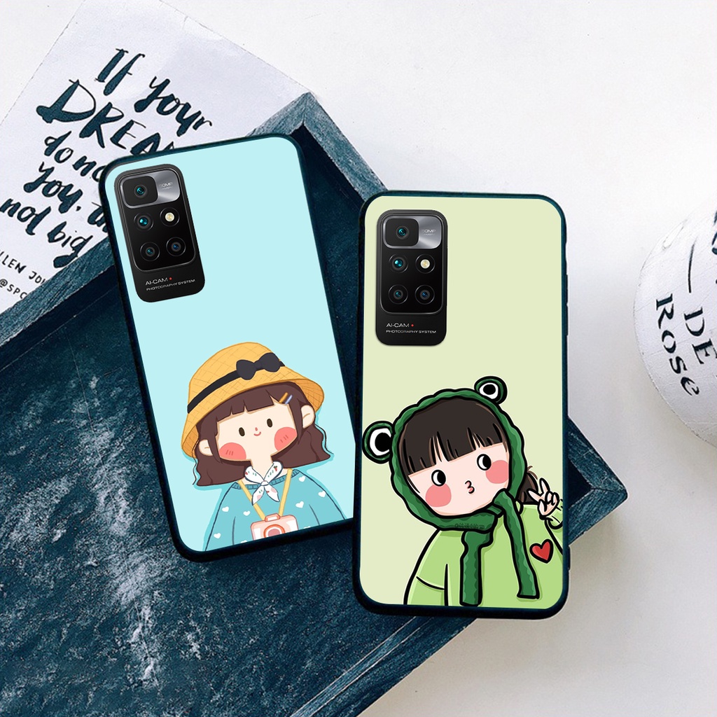 Ốp lưng Xiaomi Mi 10T Pro -Redmi 10 - Redmi Note 10 4G / 5G - Redmi Note 10 Pro - Redmi Note 10s hình cô gái cute đẹp