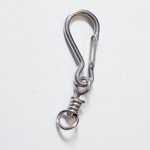 Móc Bấm An Toàn Inox Liên Kết Dây Cáp Hoặc Vật Treo 30x120mm