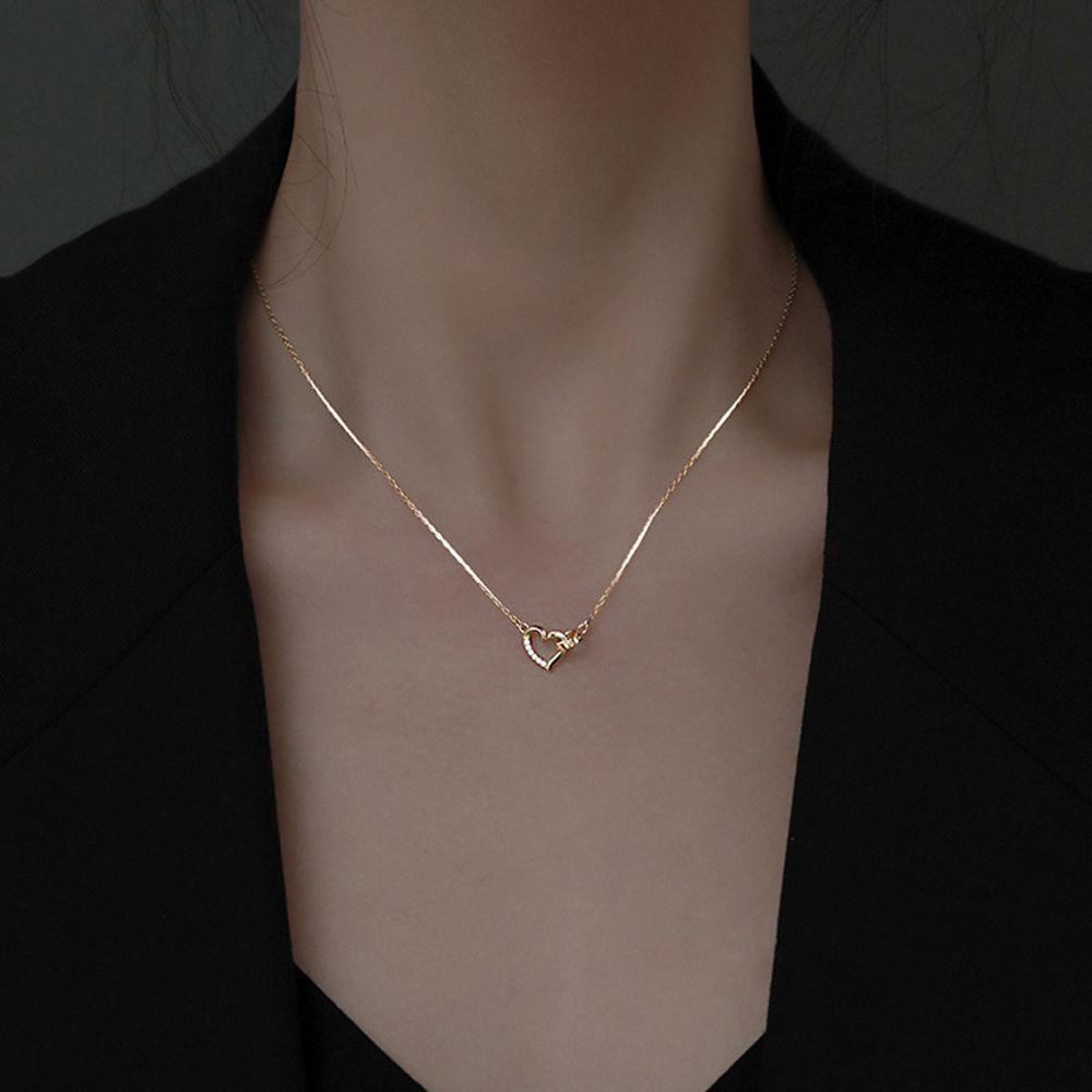 Vòng Cổ Choker Hình Trái Tim Thời Trang Hàn Quốc Dành Cho Nữ|Trang Sức Cổ / Nhiều Màu
