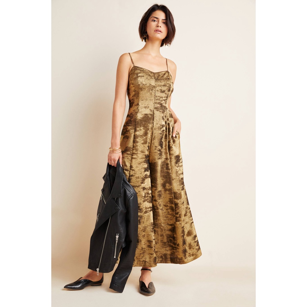 Jumpsuits Anthropologie ống rộng hàng đúng chuẩn