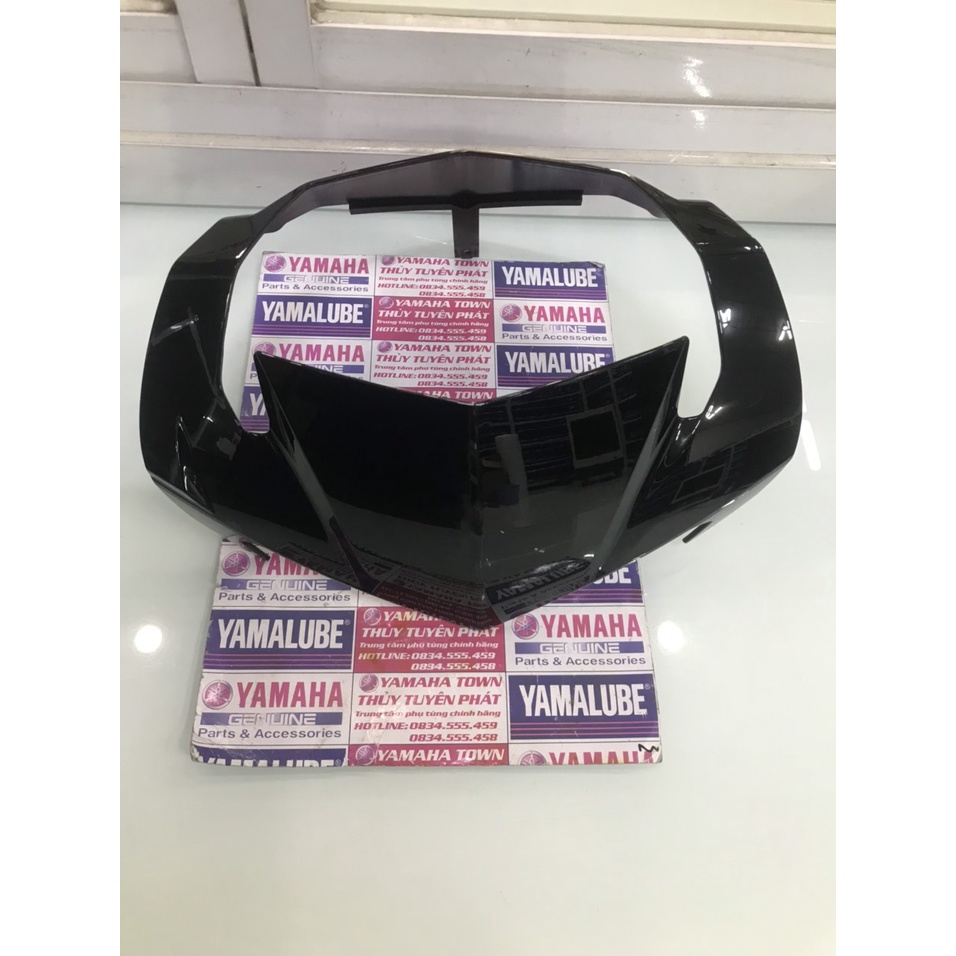 Mão ốp đầu đen bóng Yamaha Exciter 150 đời 2015-2018 zin chính hãng 100%