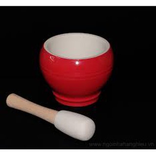 Bộ chày cối giã sứ cao cấp minh long ii size 3-180ml