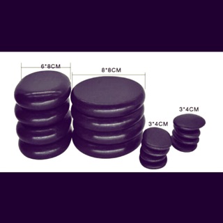 Đá nóng massage dùng trong spa bộ 16 viên