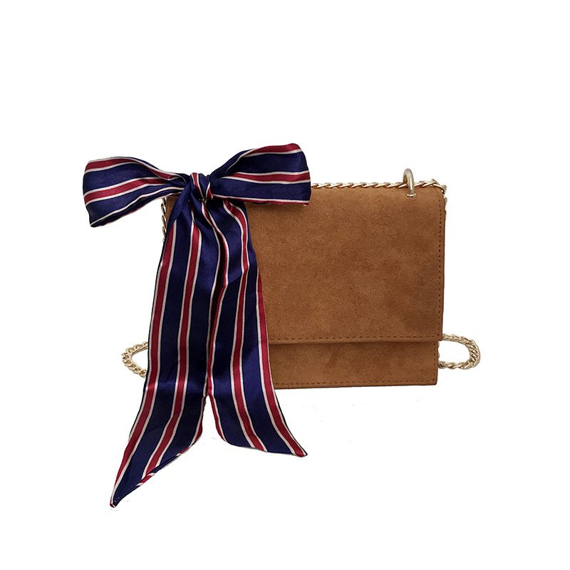 [Hàng Xịn, Giá Tốt] Túi Xách Nữ Đeo Vai Nhung Mịn Đính Kèm Nơ Turban Xinh Xắn - Mã TUI45