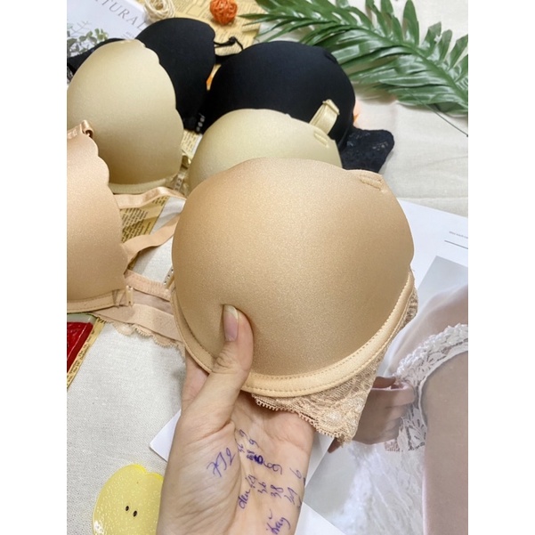 Áo ngực su Thái gài trước lưng ren mút vừa nâng ngực to tròn