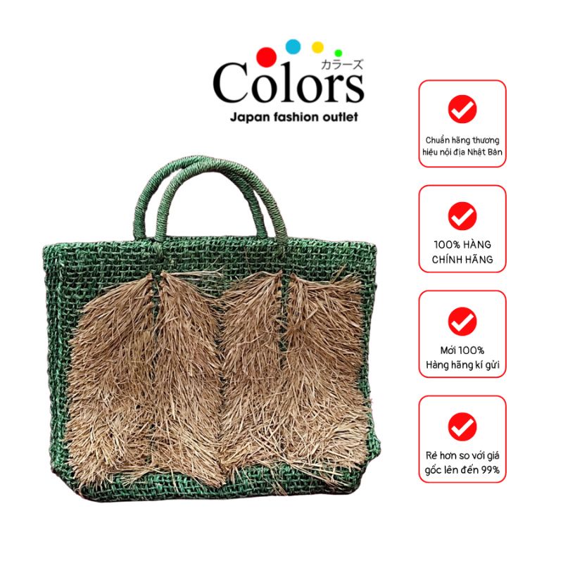 Túi xách sợi cói handmade