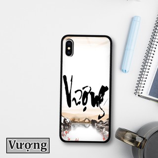 Ốp lưng iPhone XS Max- In chữ thư pháp