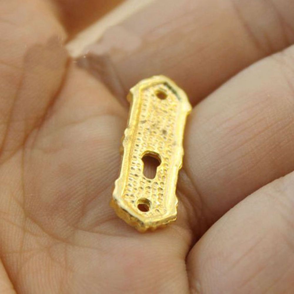 1 Ổ Khóa Cửa Mini 1/12 Thời Trang Cổ Điển Cho Nhà Búp Bê