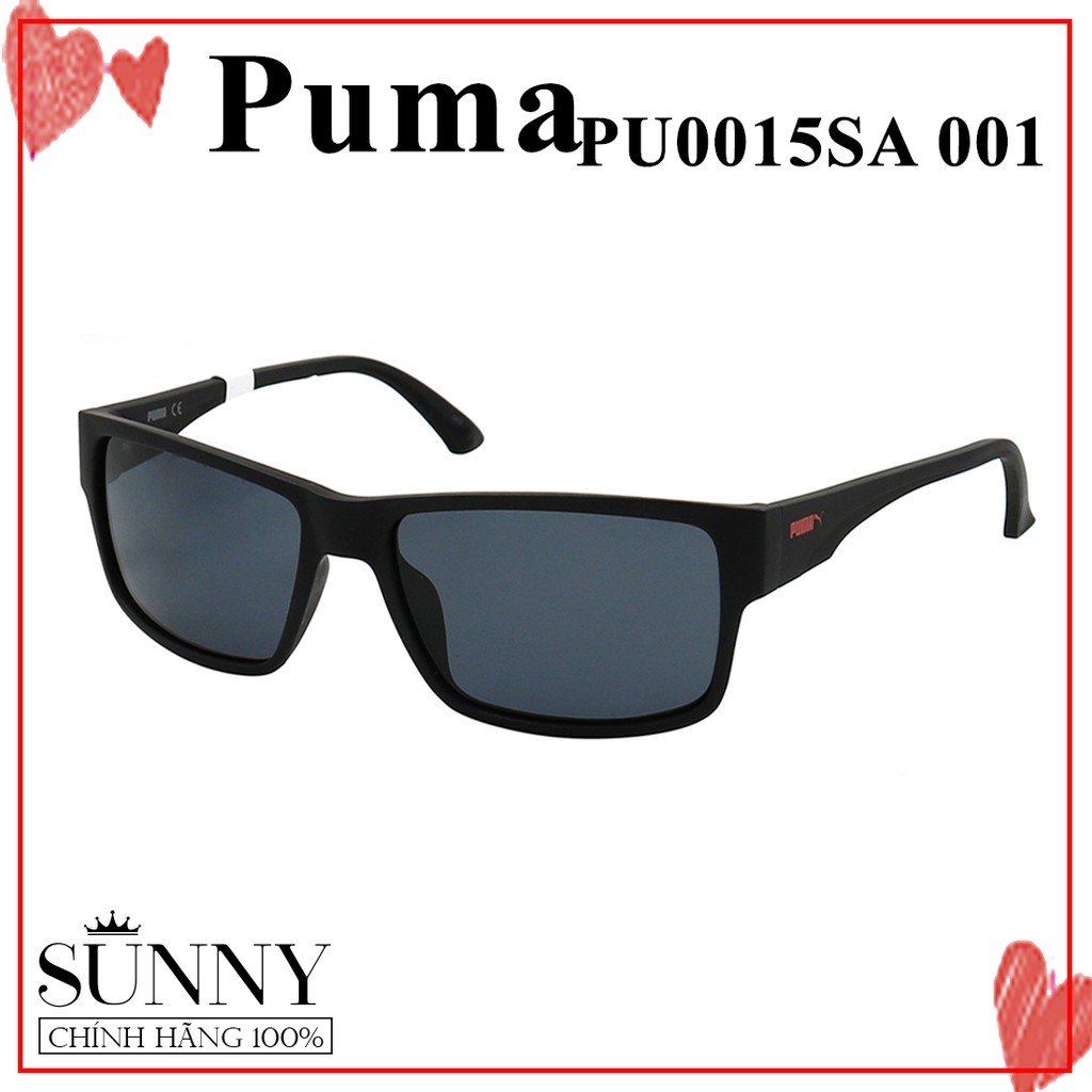 Kính mát nam nữ chính hãng Puma PU0015S-A màu sắc thời trang, thiết kế dễ đeo bảo vệ mắt