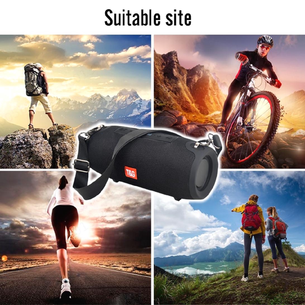 Loa Bluetooth Siêu Trầm Chống Nước Tg125 Cho Máy Tính