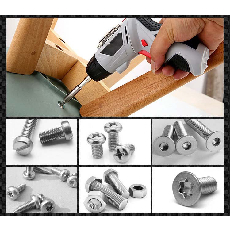 🔥 Hàng Xịn 🔥 Bộ Máy Khoan Cầm Tay Đa Năng 45 Chi Tiết 4.8V, Máy Khoan Mini 12V và Vặn Ốc Vít Bit Sạc Cầm Tay