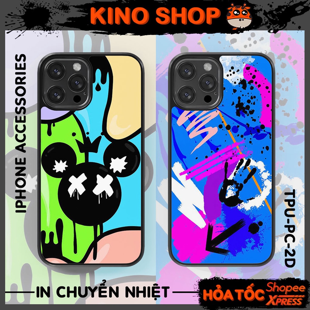 Ốp lưng iPhone KINOSHOP viền dẻo đen silicon TPU chống ố vàng ,chống va đập [ KN140 ]  XR 11 12Mini XsMax 8Plus Xs 11pro