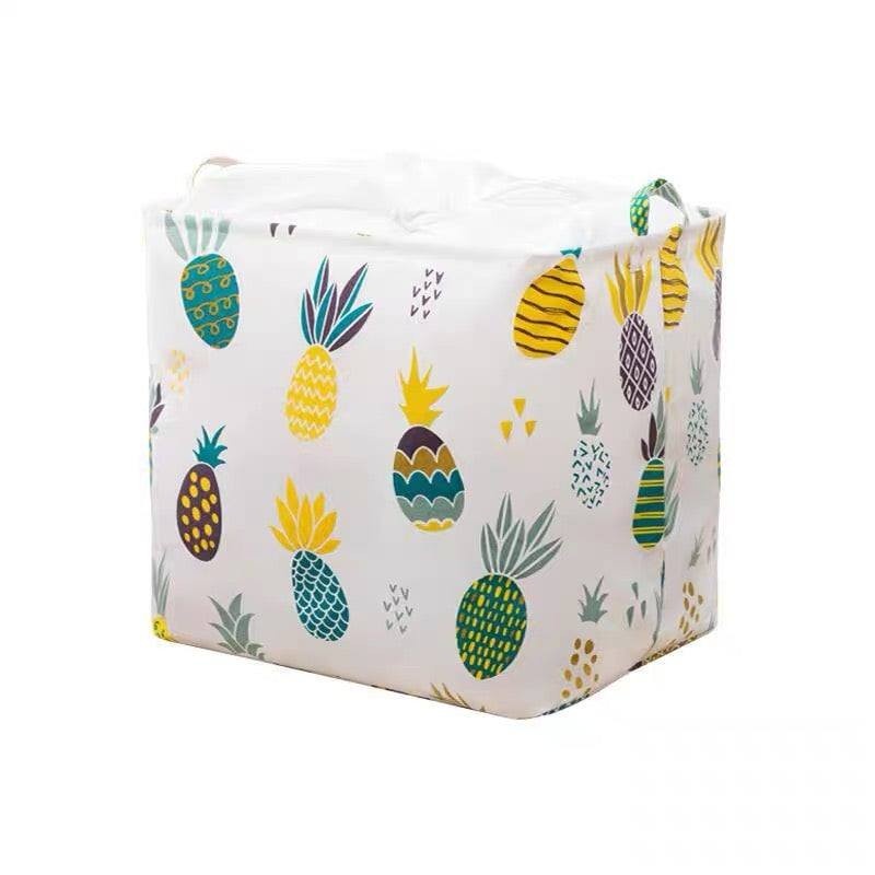 Giỏ đựng quần áo bằng vải cỡ lớn 100 lít - túi đựng chăn màn đa năng washday có thể gấp gọn vintage xinh xắn