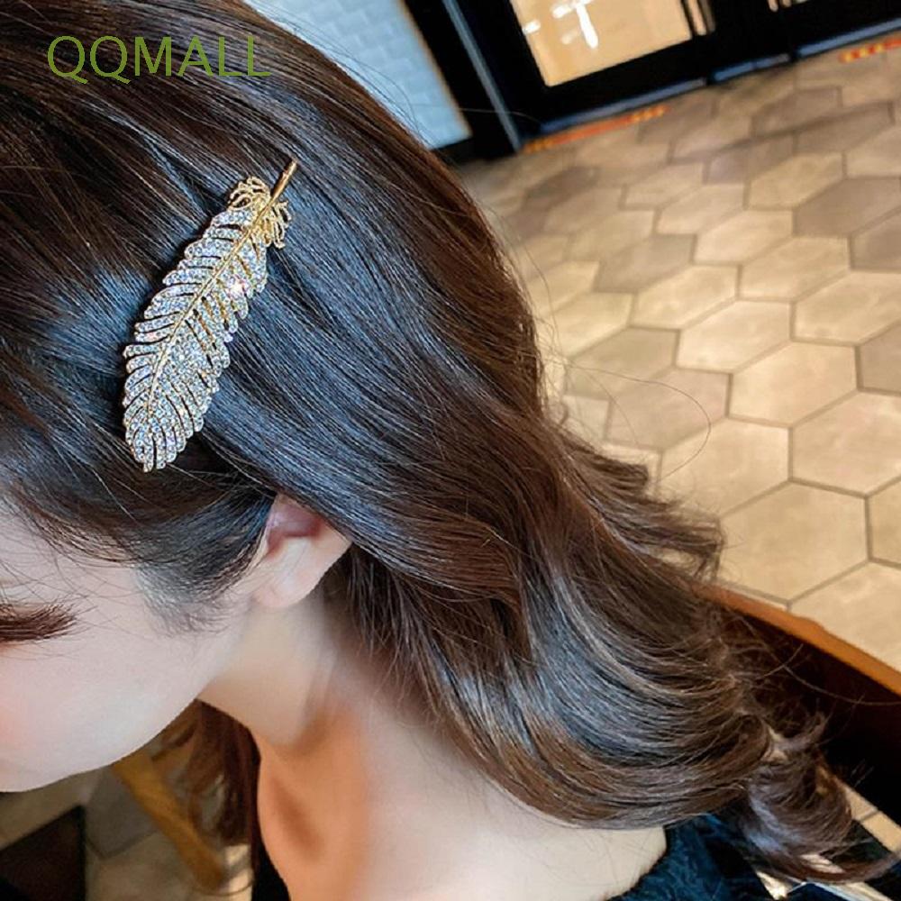 Kẹp Tóc Hình Lông Vũ Nhiều Màu Sắc Thời Trang