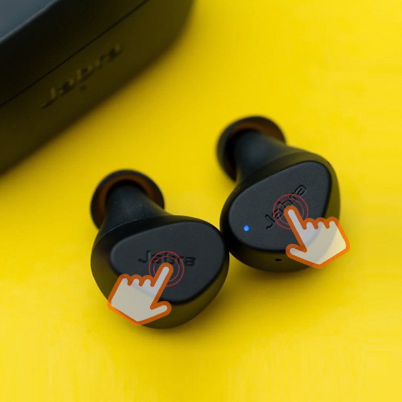 Tai Nghe Bluetooth Nhét Tai Nghe Nhạc, Đàm Thoại Nhỏ Gọn, Chống Nước IP55 Jabra Elite 2 - Hàng Chính Hãng