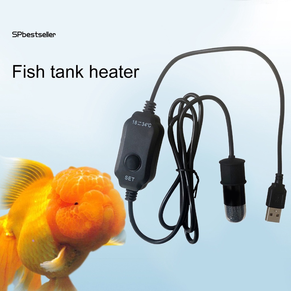 Máy Sưởi Ấm Bể Cá USB Kỹ Thuật Số 5V Mini Bằng Niken Crom