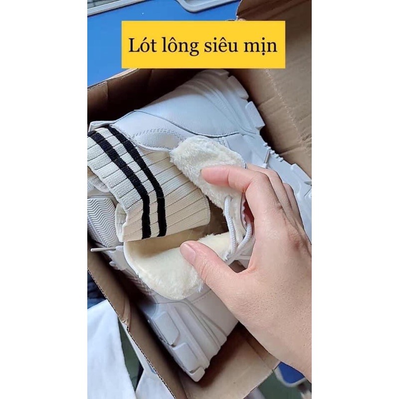 Giày cao cổ lót lông, ảnh thật nha mn